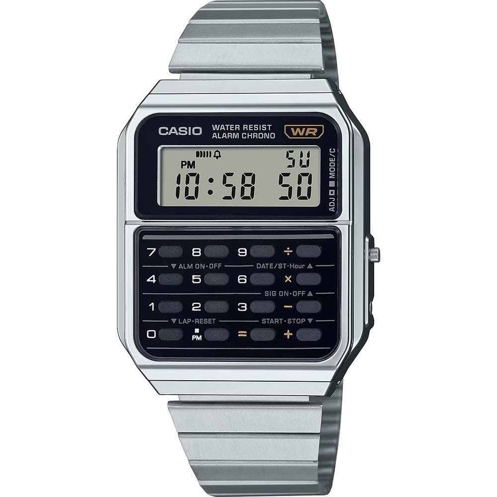 Casio Vintage CA-500WE-1AEF Vintage Calculator Uhr