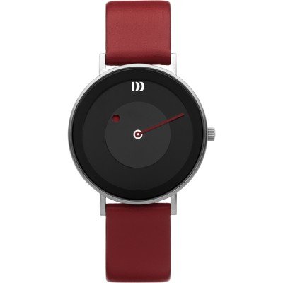 Danish Design Frihed IQ24Q1260 Måne Red Large Uhr