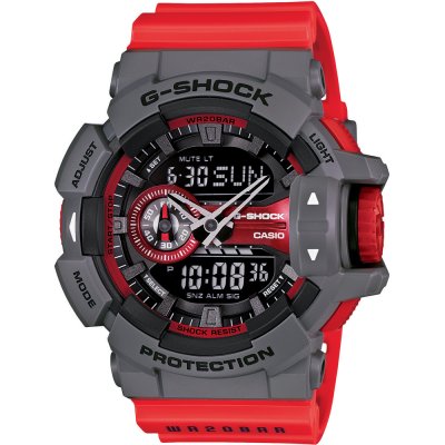 G-Shock Classic Style GA-400-4B Rotary Switch Uhr