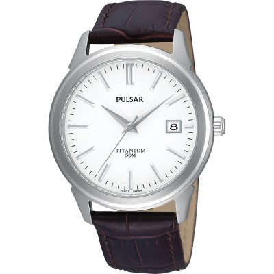 Pulsar Watch Time 3 hands PXHA17 Titanium PXHA17X1