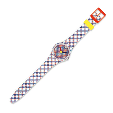 Swatch Specials GZ298S Duet In Blue & Red Uhr